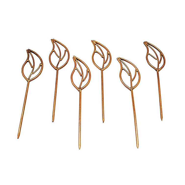 House of Hampton® Leaf Cocktail Picks (Set Of 6) Wayfair